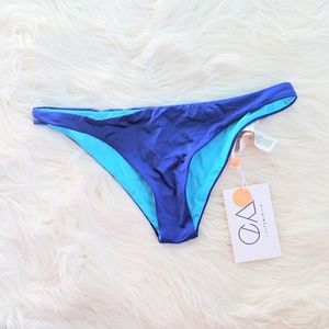 NWT CA by Vitamin A Royal Blue Bikini Bottom